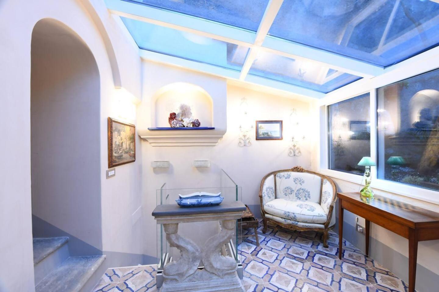 Perla nel blu Villa Conca dei Marini Bagian luar foto