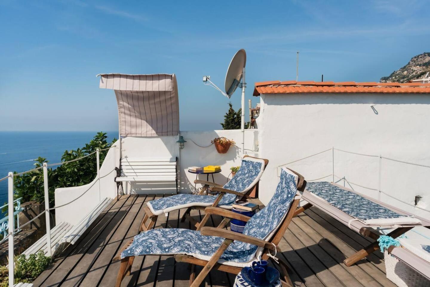 Perla nel blu Villa Conca dei Marini Bagian luar foto